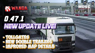 🚛 Truckers of Europe 3 Update 0471 is LIVE Tollgates Double Trailers amp Map Enhancements 🌍 [upl. by Renato228]