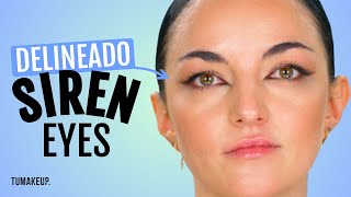 Maquillaje Siren Eyes  Delineado difuminado rasgado  TUMAKEUP [upl. by Flavia]