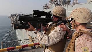 Stinger Rockets on USS Kearsarge [upl. by Ariay]