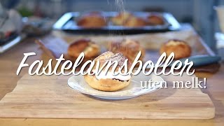 Fastelavensboller uten melk [upl. by Fionna]