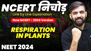 NCERT निचोड़ Respiration in Plants  NCERT Biology Line by Line Explanation for NEET 2024 [upl. by Palmer]