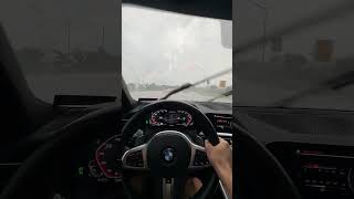 Hydroplane shorts bmw m340i automobile crash [upl. by Sells]