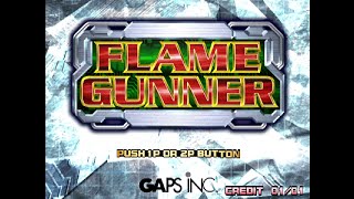 Flame Gunner Arcade  Gaps Incorporated 1999 Complete Play [upl. by Nanon]