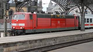 DB BR 1812  Br 181  Verkehrsrot  PBZ Züg  Zugen  Eisenbahn  Köln HBF 2017  IC RE Doppelstock [upl. by Ydarg]