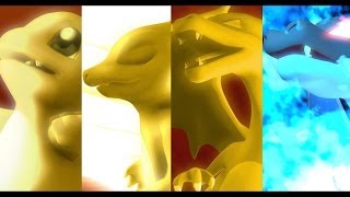 Pokemon X Digimon  Charmander Evolution [upl. by Airitak]