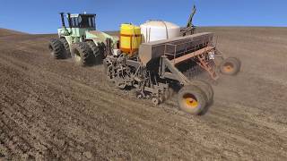 Spring 2017 Palouse Washington Garbanzo Bean Seeding [upl. by Boorer924]