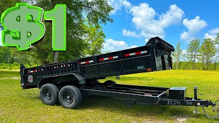 I BOUGHT the WORLDS CHEAPEST DUMP TRAILER [upl. by Nena476]