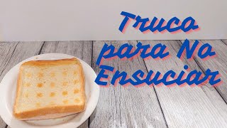 SIN ENSUCIAR LA SANDWICHERA como hacer sandwich mixto casero en una gofrera o sandwichera  trucos [upl. by Egoreg]