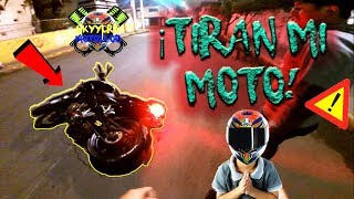 🔥 TIRAN MI MOTO  ACCIDENTE  Motovlog en español 🔥 [upl. by Aihsemat]