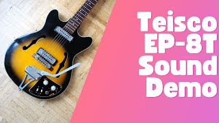 Teisco EP8T guitar  Sound Demo [upl. by Forest764]