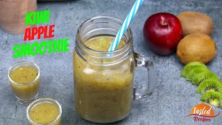 Kiwi Apple Smoothie  Kiwi Smoothie Recipe for Weight Loss by TastedRecipes [upl. by Yenruogis]