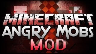 Minecraft  ANGRY MOBS MOD  Mobs Get Mad  Minecraft Mod Showcase [upl. by Seditsira]