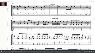 Led Zeppelin  When The Levee Breaks Bass Tab [upl. by Gennie]