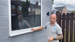 HOW TO FIT A GLASS INTO A DOUBLE GLAZED WINDOW [upl. by Airednaxela]