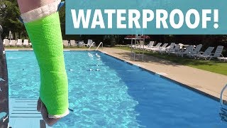 Best Waterproof Cast for Kids  AquaCast Cast Liner [upl. by Epoillac]