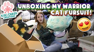 ❤️ Willowgaze fursuit unboxing  Trade with KikiChaosCreations ❤️ [upl. by Kordula]