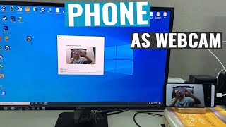 How to Use Your Android Phone as a Webcam  Iriun Webcam app for PC [upl. by Eimilb]