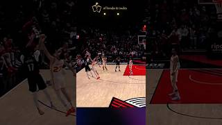 Shaedon Sharpe Hits a Dagger StepBack 3 VS Hawks  Blazers VS Hawks Game highlights [upl. by Samtsirhc]