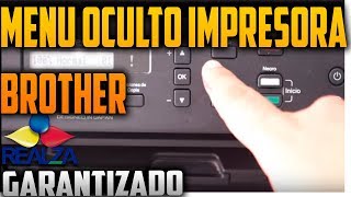 🛑MENÚ OCULTO EN IMPRESORA BROTHER DCP J105❗❗ 🔎Modo Mantenimiento🔍 [upl. by Matland]