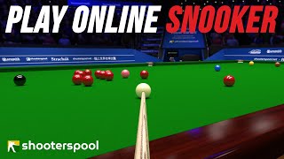 Play Online Snooker with Worldwide Players  Gameplay Shooterspool [upl. by Hadeehuat]