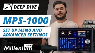 Deep Dive  MPS1000  Setup menu and advanced settings  Millenium Drums [upl. by Delos]