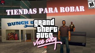 Tiendas para Robar en GTA Vice City [upl. by Anirdnaxela]