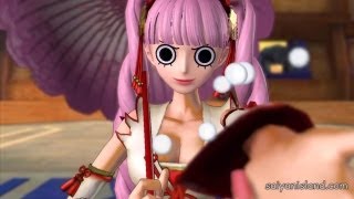 One Piece Kaizoku Musou 2  ワンピース海賊無双２  Perona Okuni Samurai Warriors ペローナ 出雲阿国 [upl. by Selemas]