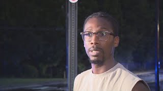 Paulding County resident says he cant get back to wife baby after deputy shot in neighborhood [upl. by Nrubyar]