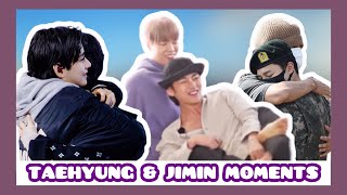 BTS VMIN Moments to Make Your Day  Taehyung and Jimin [upl. by Raval379]