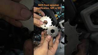 R15 sprocket in Mt15 top speed mt15modifide mt15modification bikeshorts shorts mt15short [upl. by Nyleaj]