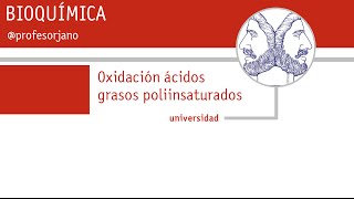 OXIDACIÓN ACIDOS GRASOS INSATURADOS YT [upl. by Eltsirhc]