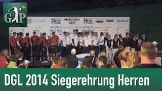 DGL 2014 Siegerehrung Herren [upl. by Schou]