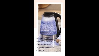 How To Clean Hamilton Beach Electric Kettle 3 Superb Guides To Clean It [upl. by Rehtaef]