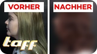 GRÜNE HAARE nach BLONDIEREN – SOS Einsatz der BeautyRetter  taff  ProSieben [upl. by Ardnoik]