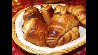 شهيوات ام وليد  كرواصون و بان شوكو  Recette Croissant  Pain au chocolat [upl. by Sharos]