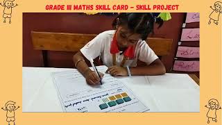 MATHS SKILL CARD GRADE III  SKILL PROJECT  ACHARIYA VILLUPURAM [upl. by Neddy]