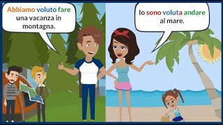 Passato prossimo of the Italian Modal verbs Potere Dovere Volere [upl. by Seyah]