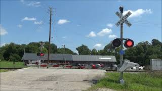 Spring Street Railroad Crossing Times Out Henderson NC [upl. by Eilyk]