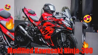 Top 5 Modified Kawasaki Ninja 300🔥🔥🔥 [upl. by Yerfdog]