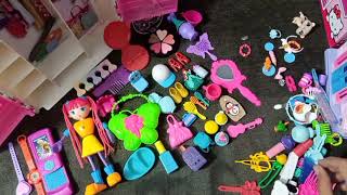 Cute barbie girl toys hello kitty Toys collection mini toys collection ASMR [upl. by Galvan]