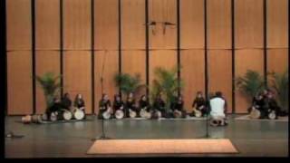 World Childrens Choir 17th Anniversary Concert  Bella Voce Dancing and Drumming [upl. by Asa]