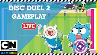 🔴 Live  Disc Duel 2  Action packed tennisbasketballsoceerish Game  Cartoon Network GameBox [upl. by Cherish]