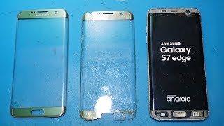 samsung s7 edge glass replacement 2019 [upl. by Yelkrab]