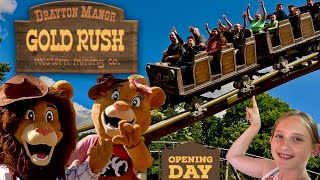 DRAYTON MANOR GOLD RUSH Opening Day Vlog  26th July 2024 [upl. by Torras107]