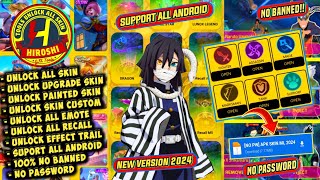 NEW APK SCRIPT SKIN MLBB NO PASSWORD  HIROSHI TOOLS 2024 V118  UNLOCK ALL SKIN MLBB [upl. by Oilime]