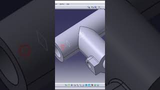 Practice design 13 in catiav5 cadtutorial 3dmodeling 3d cad desiging [upl. by Trah]