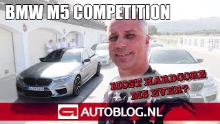 BMW M5 Competition rijtest 625 pk sterke supersedan [upl. by Garbe]