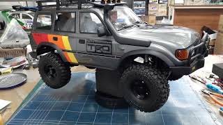 110 FMS FCX10 Trial Truck LC80 Decal Tune TRD Ver LC80 FMS FCX10 알씨매직 올포알씨 [upl. by Rebmetpes875]