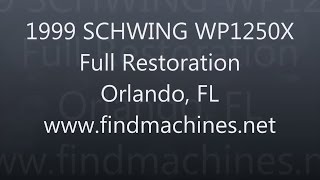 1999 Schwing WP1250 For SALE  Fully REFURBISHED [upl. by Lamek]