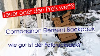 Compagnon Elements Backpack  bester Fotorucksack ever [upl. by Lathrop]